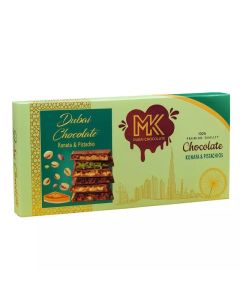MK Dubai Chocolate With Kunafa And Pistashio Flavor- 200gms