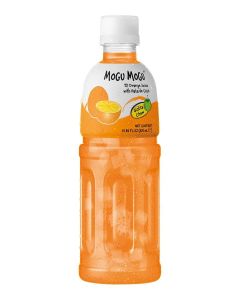 Mogu Mogu Orange Nata De Coco Juice, 10.82 Fl Oz (6 Bottles)