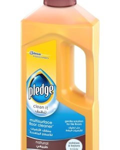 Pledge Multisurface Floor Cleaner Natural, 750ml - Gentle Solution for Tile Floors