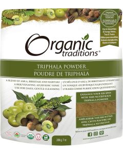 Triphala Powder 200g / Blend of Amla, Bibhitaki & Haritaki / Ayurvedic Rejuvenating Tonic for Daily Cleansing, 7 oz