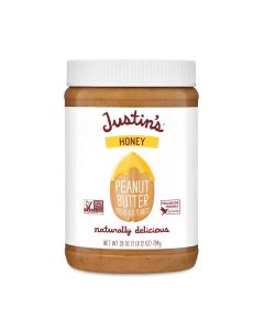 JUSTINS No Stir GlutenFree Honey Peanut Butter 28 oz Jar
