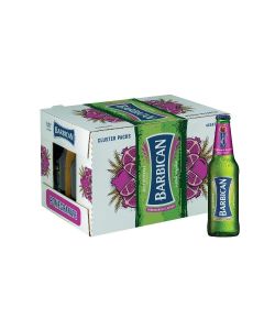 Barbican Pomegranate Flavoured Non Alcoholic Malt 330ml in Glass Bottle x 24 Pack