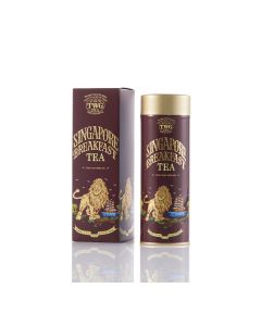 Singapore Breakfast Tea / Loose Leaf Black Tea Blend in Haute Couture Tea Tin Gift, 100g