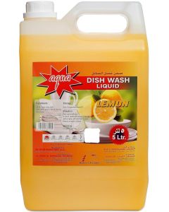 Aqua Dish Wash Liquid Lemon 5 Ltr