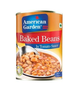 American Garden Ready To Eat Pre Cooked Baked Beans In Tomato Sauce- 420gms