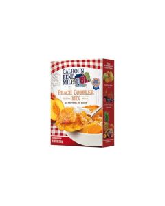 Calhoun Bend Mill Peach Cobbler Mix Easy to Make Classic Southern Dessert Versatile Crust Mix for Peach Other Fruit Fillings Sweet and Crunchy Ideal for Baking Enthusiasts 8 Oz Pack of 1