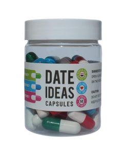 Infmetry Date Night Ideas Capsules In A Bottle Valentines Day Gifts For Her Him Bridal Shower Registry Wedding Gifts For Women Men Mixed Color Date Ideas 50pcs