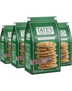 Tate's Bake Shop Chocolate Chip Cookies - 4 Bags of 7 oz Each - Crispy and Delicious