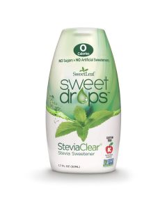 SweetLeaf Sweet Drops Flavored Liquid Sweetener Stevia Extract Zero Calories Gluten Free Keto Friendly Non GMO Natural Flavors Sugar Alternative Stevia Clear 17 Fl Oz Pack of 1