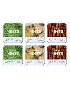Simply Mints Variety Pack - Peppermint, Ginger, Cinnamon
