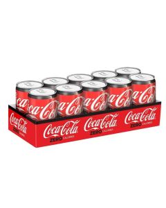 Coca-Cola Zero Calories Carbonated Soft Drink- 10X150ml