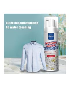 Dry Stain Remover for Clothes, Home Clothes Spot Dry Cleaner, Dry Cleaner Cleaning Fluid for Laundry Stain Removal, Dry Cleaning Agent Erase Spray for Stains Removal, Safe on Clothes, 200ml
