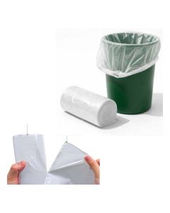 5 Gallon Garbage Bags 30 Count, 45 x 52 cm Trash Bags Roll, Small Bin Liners for Kitchen, Bathroom, Bedroom, Office & Home, Disposable Waste Bags, Pack of 1