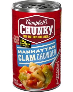 Campbell's Chunky Manhattan Clam Chowder, 18.8 oz Can