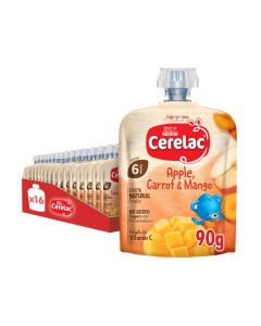 Fruits Puree Pouch In Apple Carrot And Mango