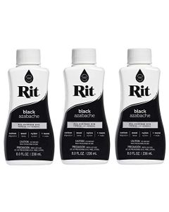 Rit AllPurpose Liquid Dye 8 Ounce Black hr Pck