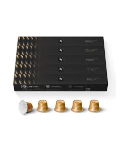 Nespresso Caramello Barista Creations Roasted Coffee Capsules, Original Line, 10 capsules in 1 Sleeve - Pack of 5 Sleeves