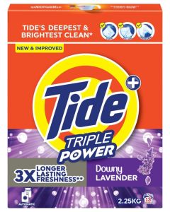 Tide Fast Action Laundry Detergent Powder with Lavender 2.25kg