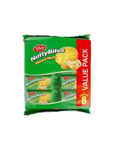 Tiffany Nutty Bites Cookies In Mixed Nuts Flavor- 8X72gms