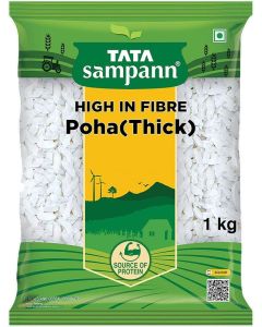 Tata Sampann Thick Poha - High in Fibre, 1 kg