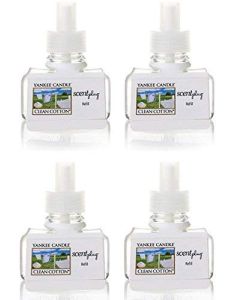 Yankee Candle Clean Cotton ScentPlug Refill 4Pack