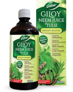 Dabur Giloy Neem Tulsi Juice 100% Ayurvedic - 1 Litre