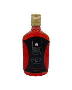 Blueberry Roasters Strawberry Syrup - 500 ml Espresso Syrup for Beverages and Desserts