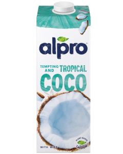 Alpro Drink Coconut Original (Dual Pack), 100% Plant Based And Dairy Free, Suitable For Vegans, Naturally Free From Lactose, Rich In Nutrients 1 Litre