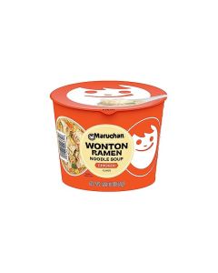 Maruchan Wonton Ramen Bowl Chicken Flavor JapaneseStyle Instant Noodle Soup Microwaveable Easy Meal 369 Oz 6 Pack