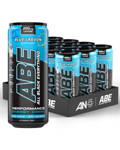 Applied Nutrition ABE Energy + Performance Drink Blue Lagoon Zero Sugar 330ml Pack of 24