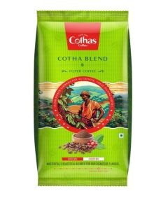 Cothas Cotha Blend Filter Coffee Powder - Roasted & Blended Signature Mix of 60% Coffee & 40% Chicory - Authentic South Indian Filter Coffee with Rich & Aromatic Flavour (200 g)