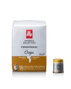 ILLY 18 Capsules of Monoarabic Ethiopia Coffee