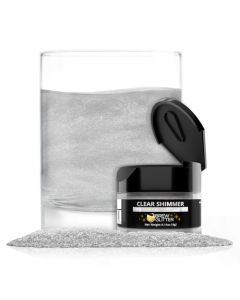 Brew Glitter Edible Glitter for Drinks Cocktails Beer Garnish Beverages Clear Shimmer 4 Grams