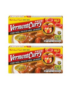 2 Packs House Foods Vermont Curry Mild 811 Oz 230g