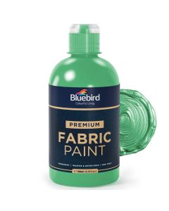 BLUEBIRD Fabric Paint Emerald Green 169 Fl Oz Permanent Fabric Paints for Valentines Decor Clothes Furniture Upholstery