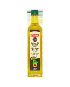 Premium Freshia Blended Olive Oil – 1 L / Blend of Refined & Extra Virgin Olive Oil, Ideal for Cooking, Frying & Salad Dressing. perfect for Arabic Dishes, Grilling & Baking