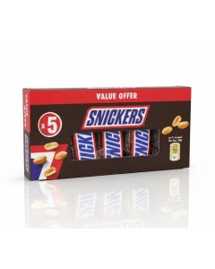 Snickers Chocolate Bars with Peanuts and Caramel 5 Bars-5X23gms