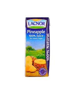 Lacnor Pineapple Juice without Added Sugar- 8X180ml