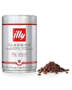 Illy Classico Whole Bean Coffee Medium Roast Classic Roast With Notes Of Caramel Orange Blossom And Jasmine 100 Arabica Coffee No Preservatives 88 Ounce Can Pack Of 1