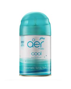 Aer Matic Automatic Air Freshener Spray Refill Cool Surf Blue