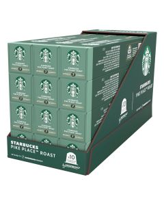 NESPRESSO Pike Place Roast Espresso Coffee Pods, (120 Capsules)