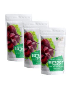 Bliss of Earth Beetroot Powder 100GM (Pack of 3) / Organic Beet Root Powder / Natural Nitric Oxide Booster / Energy, Stamina & Circulation Support / Superfood for Smoothies, Pre-Workout, Detox, Heart Health / Vegan, Non-GMO