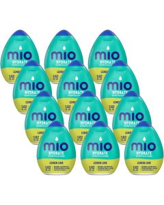 Mio Sport Liquid Water Enhancer, Lemon Lime, 1.62 OZ, 12-Pack - Electrolytes & B Vitamins