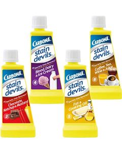 Carbona Liquid Stain Devil Food Clean Up Combo Set Spot Stain Remover for Clothes