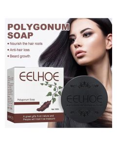 Black & Thick Hair Fallopia Multiflora Shampoo Bar, He Shou Wu Shampoo Soap, Hair Growth Polygonum Shampoo Bar, for Thinning Hair And Hair Loss
