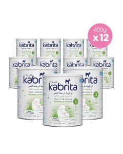 Kabrita 3 Goat Milk Toddler Formula, 400g (1-3 Years) Pack of 12