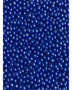 Deep Blue Edible Confetti Sprinkles Toppings For Cake Cookie Cupcake Icecream Donut (Pearls) 7mm
