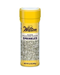 Wilton Pearlized Sugar Sprinkles for Cookie Cake Decorating 522 oz Silver