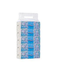 Facial Tissue Nylon 200 Sheets 5 Pack