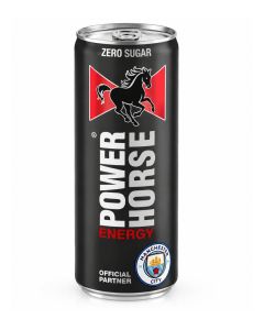 Power Horse Drink Energy Zero Sugar Can 6x (4 x 250ml)
